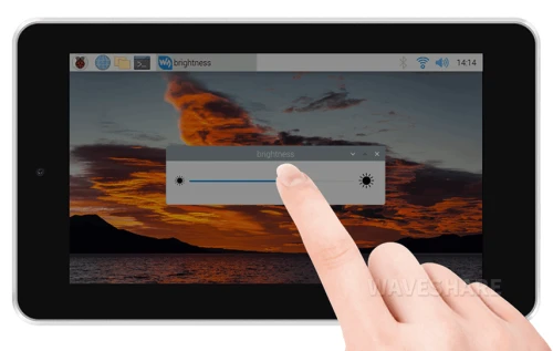 7-calowy zestaw All-In-One z ekranem dotykowym 800 × 480 dla Raspberry Pi CM4