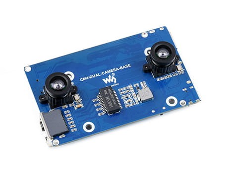 Moduł kamery dwuokularowej dla modułu Raspberry Pi CM4 z ekspander interfejsu