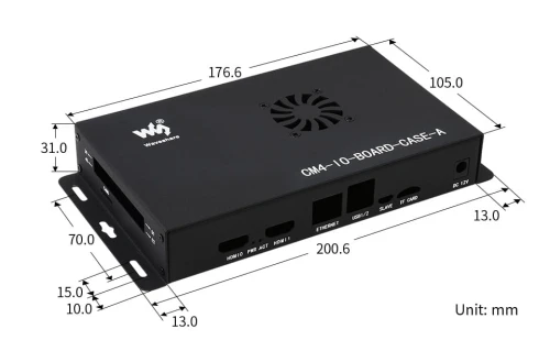 Metalowa obudowa dla RPi CM4