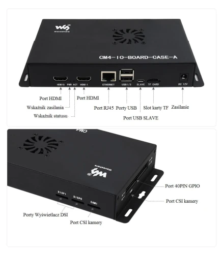 Metalowa obudowa dla RPi CM4