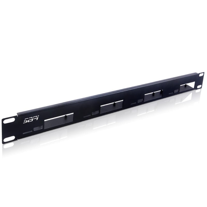 Szyna 19" z adapterami Micro HDMI do montażu minikomputerów Raspberry Pi 4 w obudowie serwerowej