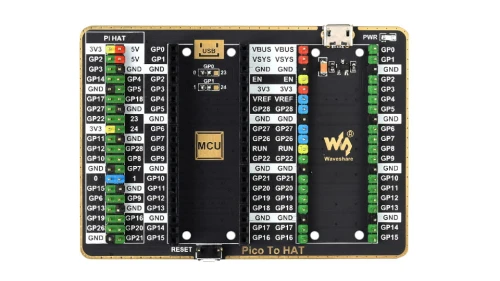 Ekspander dla Raspberry Pi Pico, płyta z męskimi złączami GPIO