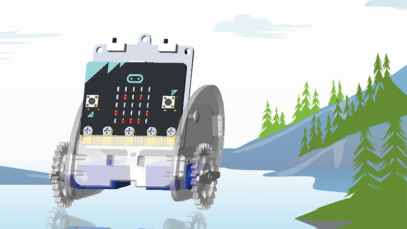 Ring:Bit Car 1.6 - zestaw do budowy inteligentnego samochodu ElecFreaks BBC micro:bit