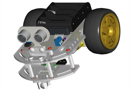 Motor:Bit Car - zestaw do budowy inteligentnego samochodu od ElecFreaks