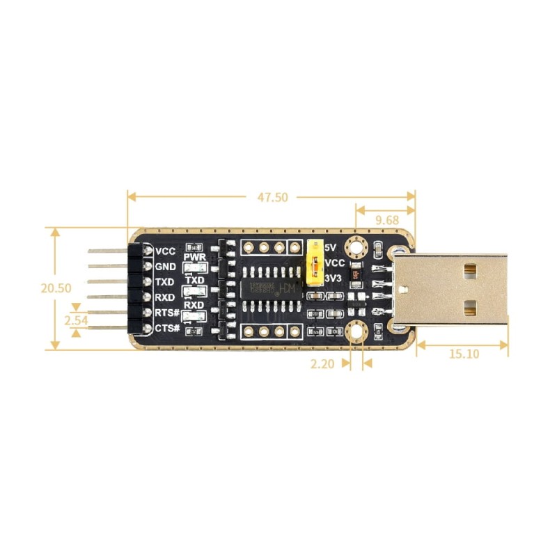 Moduł komunikacyjny USB - UART USB-A