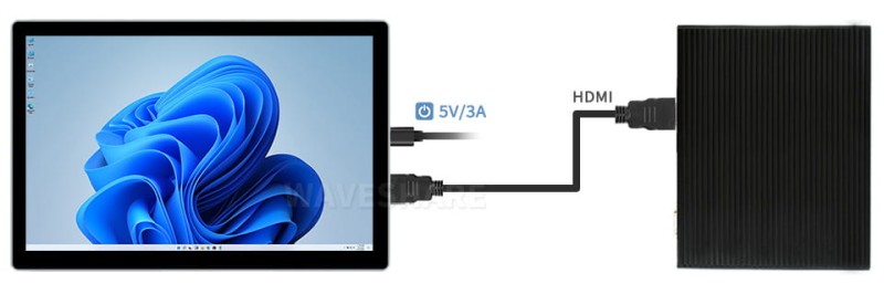 10,5-calowy wyświetlacz AMOLED  2560 × 1600 2K, w aluminiowej obudowie, w pełni laminowany panel ze szkła hartowanego.