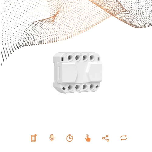 Sonoff S-Mate sterownik zdalny czteroobwodowy bez linii N, zasilany CR2032