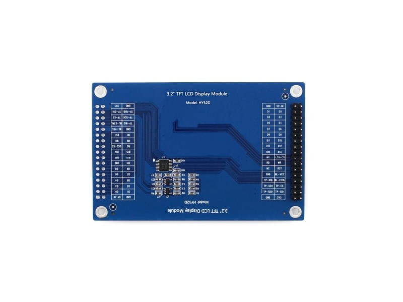 Wyświetlacz 3,2" 320x240 LCD, z ekranem dotykowym i samodzielnymi kontrolerami 16bit