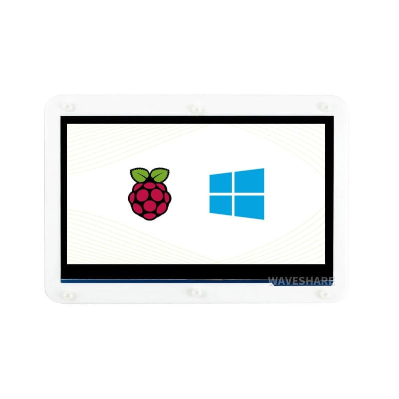 Wyświetlacz LCD 7" 1024x600 IPS HDMI + obudowa