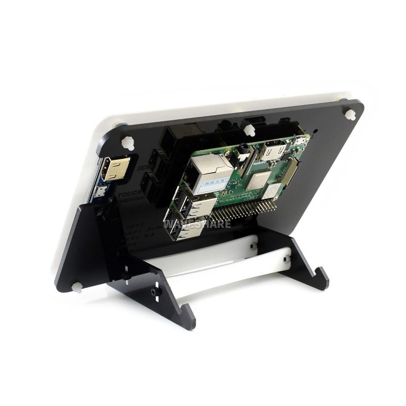 Wyświetlacz LCD 7" 1024x600 IPS HDMI + obudowa