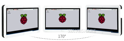 Wyświetlacz LCD 7" 1024x600 IPS HDMI + obudowa