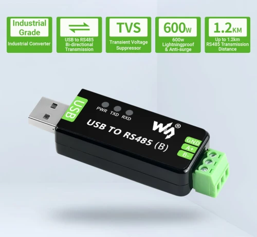 Przemysłowy konwerter USB RS485