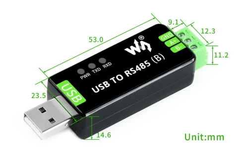 Przemysłowy konwerter USB RS485