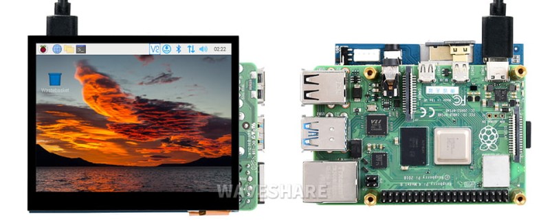 3,5-calowy pojemnościowy dotykowy wyświetlacz LCD IPS LCD, 640×480 z gniazdem audio