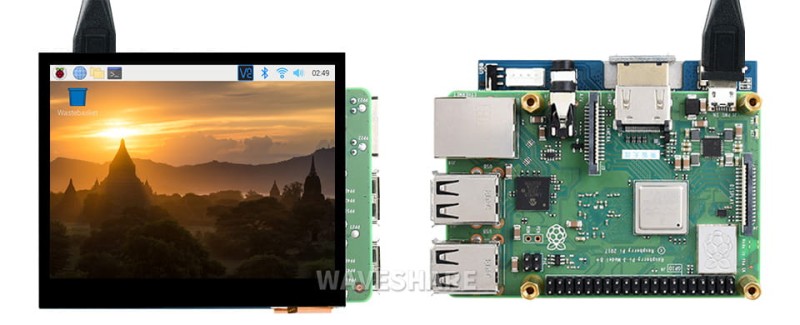 3,5-calowy pojemnościowy dotykowy wyświetlacz LCD IPS LCD, 640×480 z gniazdem audio