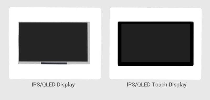 7-calowy zintegrowany wyświetlacz QLED, 1024 × 600, smukła i lekka konstrukcja