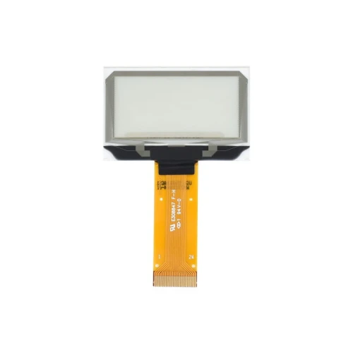 Przezroczysty wyświetlacz OLED 1,51", rozdzielczość 128 × 64, niebieski, interfejsy SPI/I2C