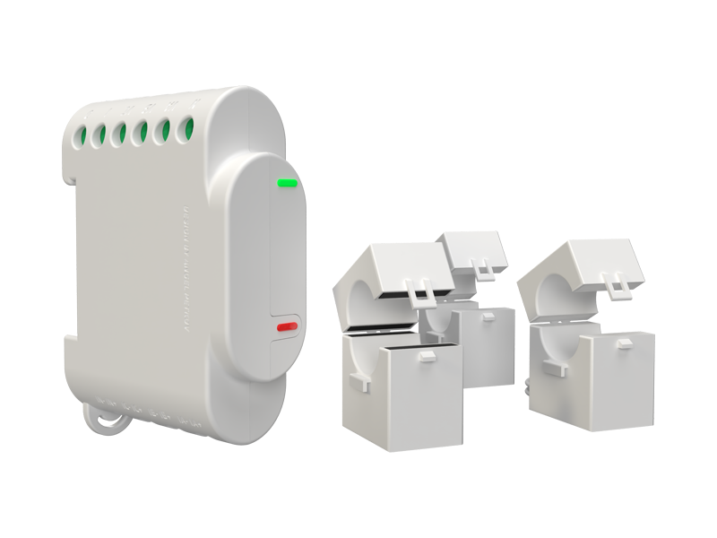 Shelly 3EM - Inteligenty trójfazowy licznik zużycia energii z przełącznikiem