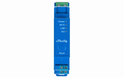 Shelly Pro 1 - jednokanałowy inteligentny przekaźnik WiFi/LAN/BL