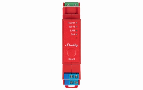 Shelly Pro 1PM - jednokanałowy inteligentny przekaźnik WiFi/LAN/BL z pomiarem mocy