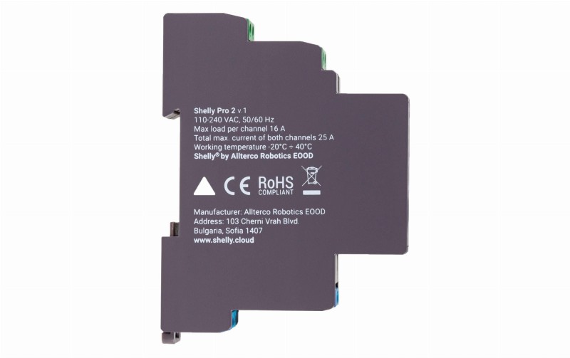 Shelly Pro 2 - dwukanałowy inteligentny przekaźnik WiFi/LAN/BL