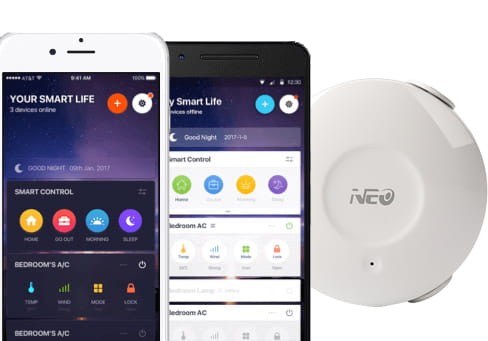 Inteligentny czujnik zalania NEO WiFi dla aplikacji Tuya
