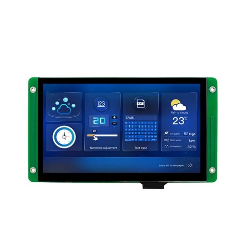 LCD 7" 1024x600 650nit RTC pojemnościowy panel dotykowy DWIN HMI
