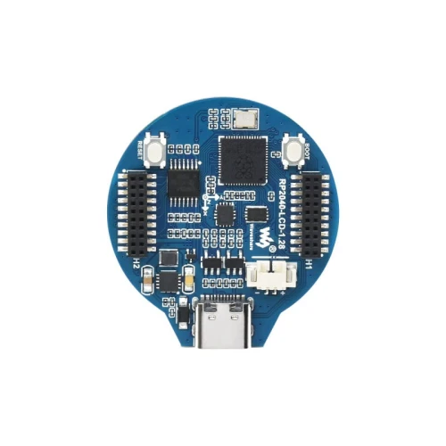 Płytka MCU RP2040 z okrągłym wyświetlaczem LCD 1,28" akcelerometrem i żyroskopem