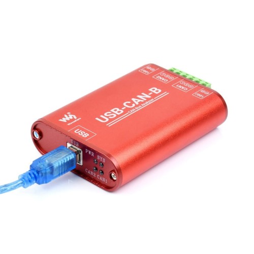 Dwukanałowy przemysłowy adapter USB do CAN z analizatorem