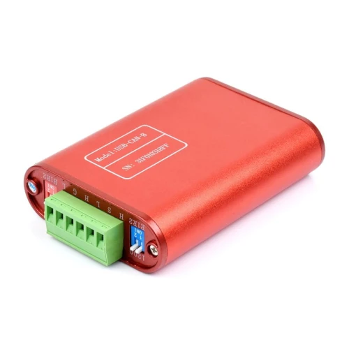 Dwukanałowy przemysłowy adapter USB do CAN z analizatorem