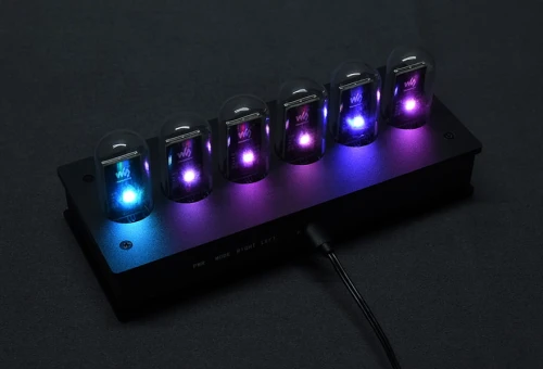 Programowalny zegar lampowy z podświetleniem RGP w stylu RETRO DIY- pseudo Nixie dla Raspberry Pi