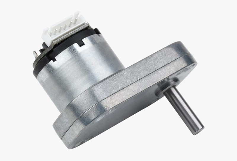Silnik DC 12V przekładnią metalową 240RPM z wałkiem wyjściowym nastawnym typy L i magnetycznym enkoderem Halla