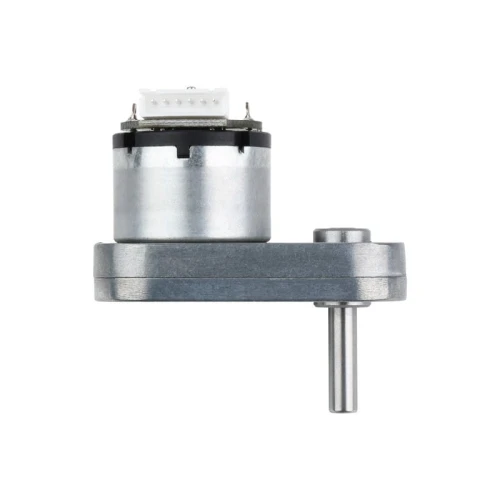 Silnik DC 12V przekładnią metalową 240RPM z wałkiem wyjściowym nastawnym typy L i magnetycznym enkoderem Halla