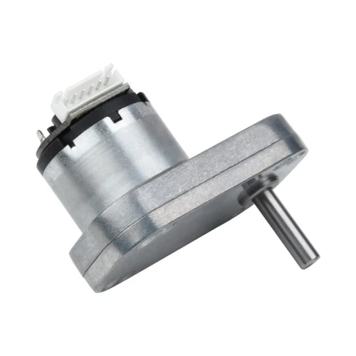 Silnik DC 12V przekładnią metalową 240RPM z wałkiem wyjściowym nastawnym typy L i magnetycznym enkoderem Halla