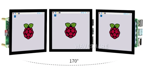 Wyświetlacz IPS LCD 720 × 720 HDMI z panelem dotykowym pojemnościowym