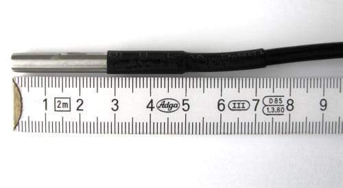 Wodoodporny czujnik temperatury DS18B20 -  długość czujnika wraz z przewodem