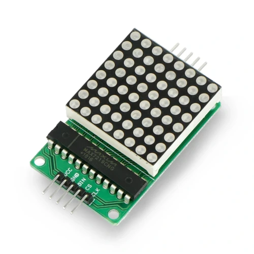 Moduł matrycy LED 8x8 z  MAX7219 DIY