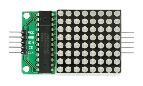 Moduł matrycy LED 8x8 z  MAX7219 DIY