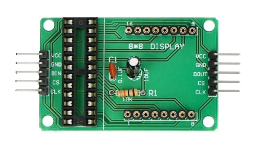 Moduł matrycy LED 8x8 z  MAX7219 DIY