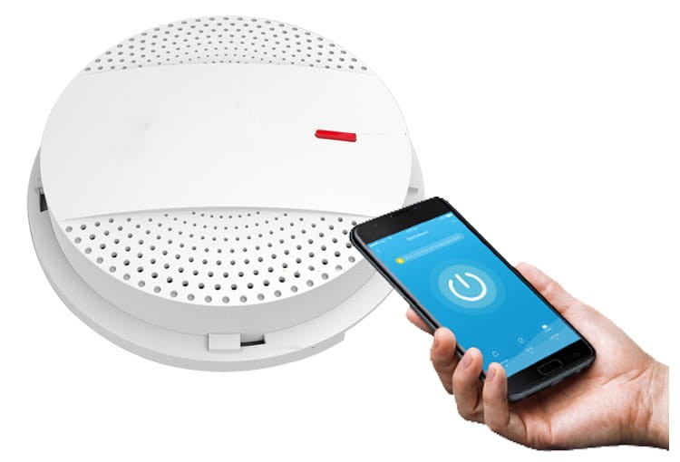 Inteligentny czujnik gazu ziemnego i metanu WiFi Tuya