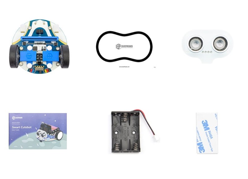 Smart Cutebot micro:bit zestaw do budowy inteligentnego samochodu od Elecfreaks