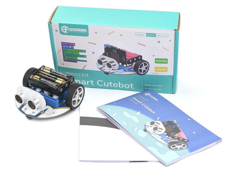 Smart Cutebot micro:bit zestaw do budowy inteligentnego samochodu od Elecfreaks