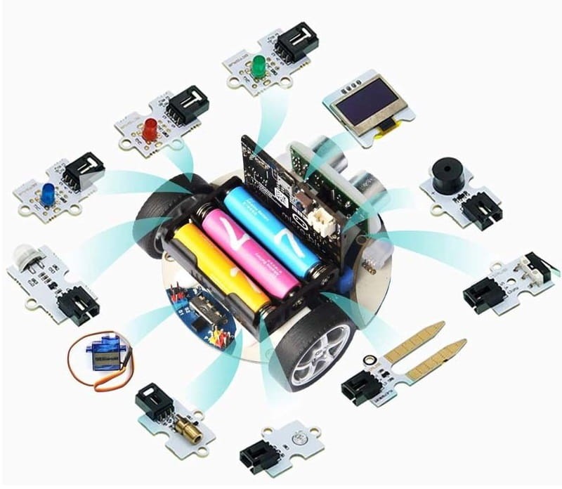 Smart Cutebot micro:bit zestaw do budowy inteligentnego samochodu od Elecfreaks