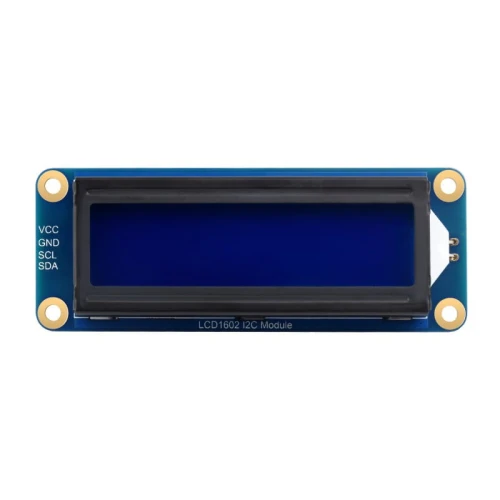Moduł wyświetlacza LCD1602 biały tekst z niebieskim tłem I2C