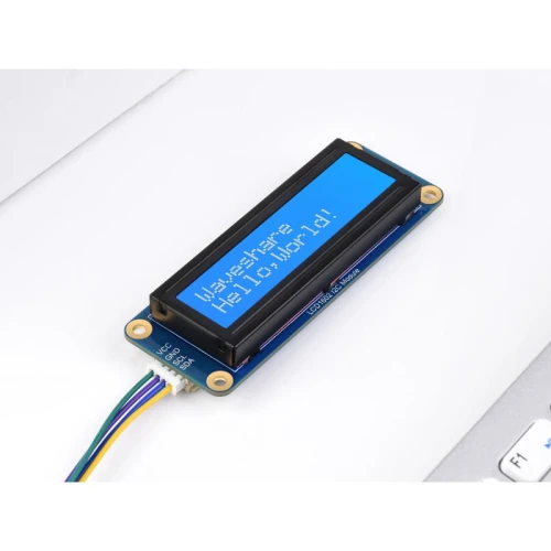Moduł wyświetlacza LCD1602 biały tekst z niebieskim tłem I2C