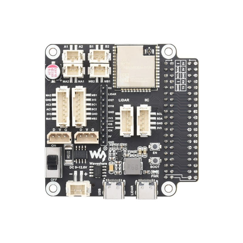 Uniwersalny sterownik robota z ESP32, WiFi, BT oraz ESP-NOW