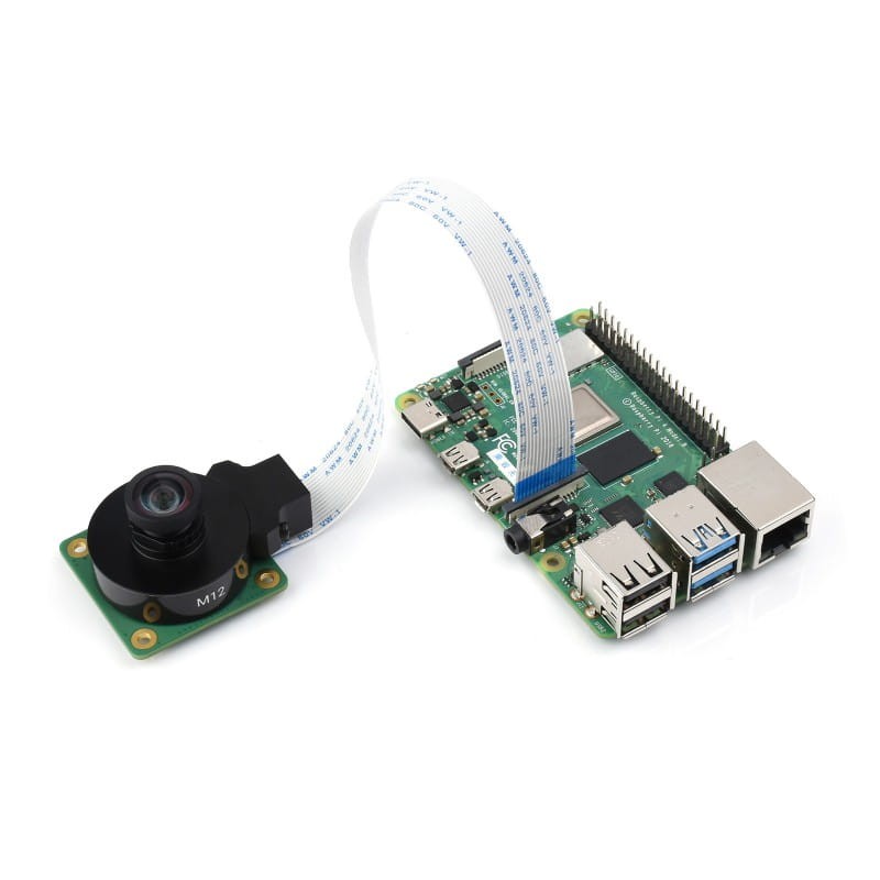 Obiektyw M12, 12MP, ogniskowa 2,7mm, kąt widzenia 113° dla moduły kamery Raspberry Pi M12