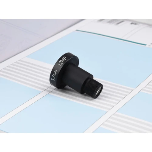 Obiektyw M12, 12MP, ogniskowa 3,2mm, kąt widzenia 160° dla moduły kamery Raspberry Pi M12