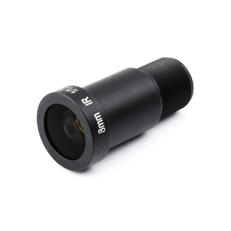 Obiektyw M12, 12MP, ogniskowa 8mm, kąt widzenia 69.5° dla moduły kamery Raspberry Pi M12