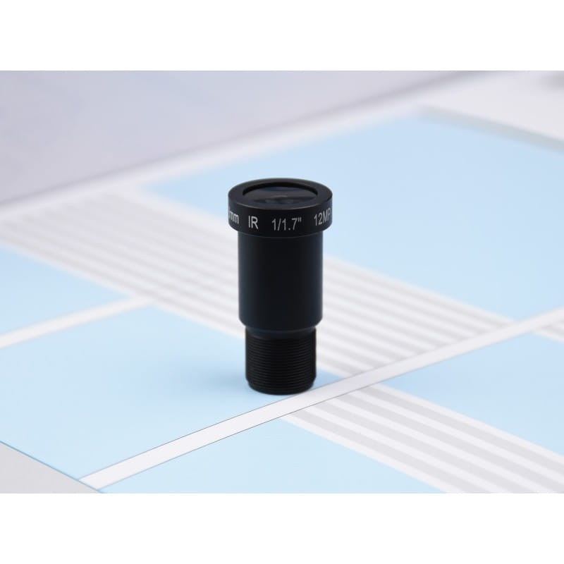 Obiektyw M12, 12MP, ogniskowa 8mm, kąt widzenia 69.5° dla moduły kamery Raspberry Pi M12